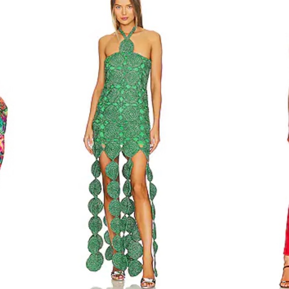 simon miller beep beep dress in gummy green - Picture 1 of 1